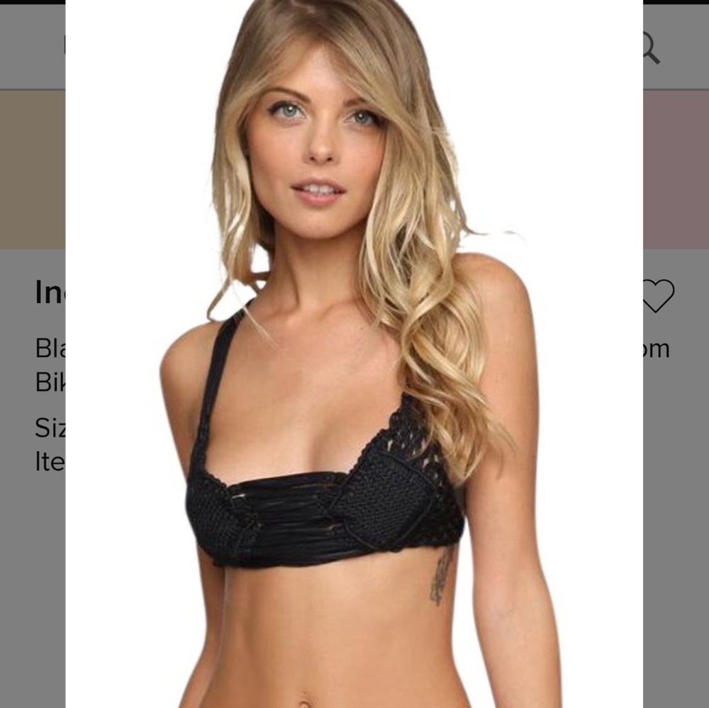 Black Macrame Koh Samui Itsy Top